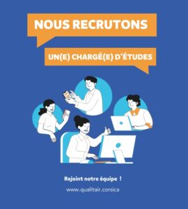 Nous recrutons un(e) chargé(e) d’études qualité de l’air