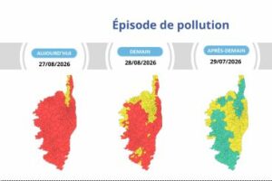 Poussières désertiques : la Corse placée en alerte pollution aux PM10